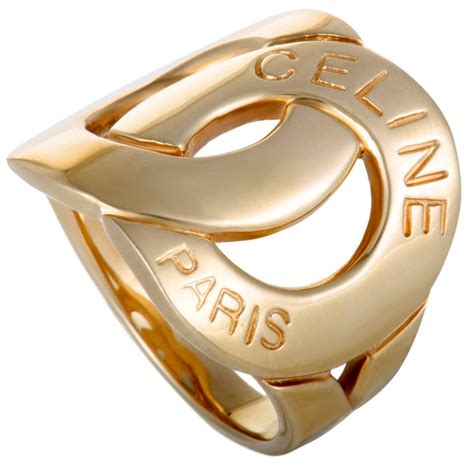 celine gold ring|celine jewelry rings.